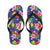 Hawaiian Themed Pattern Print Design H05 Flip Flops-JorJune