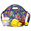 Hawaiian Themed Pattern Print Design H05 Neoprene Lunch Bag-JorJune