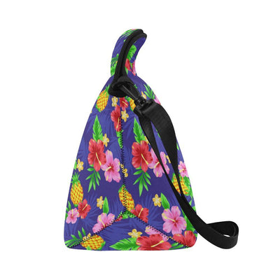 Hawaiian Themed Pattern Print Design H05 Neoprene Lunch Bag-JorJune