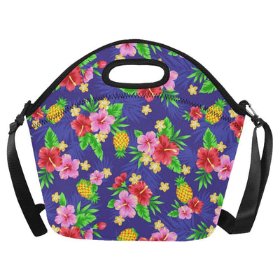 Hawaiian Themed Pattern Print Design H05 Neoprene Lunch Bag-JorJune