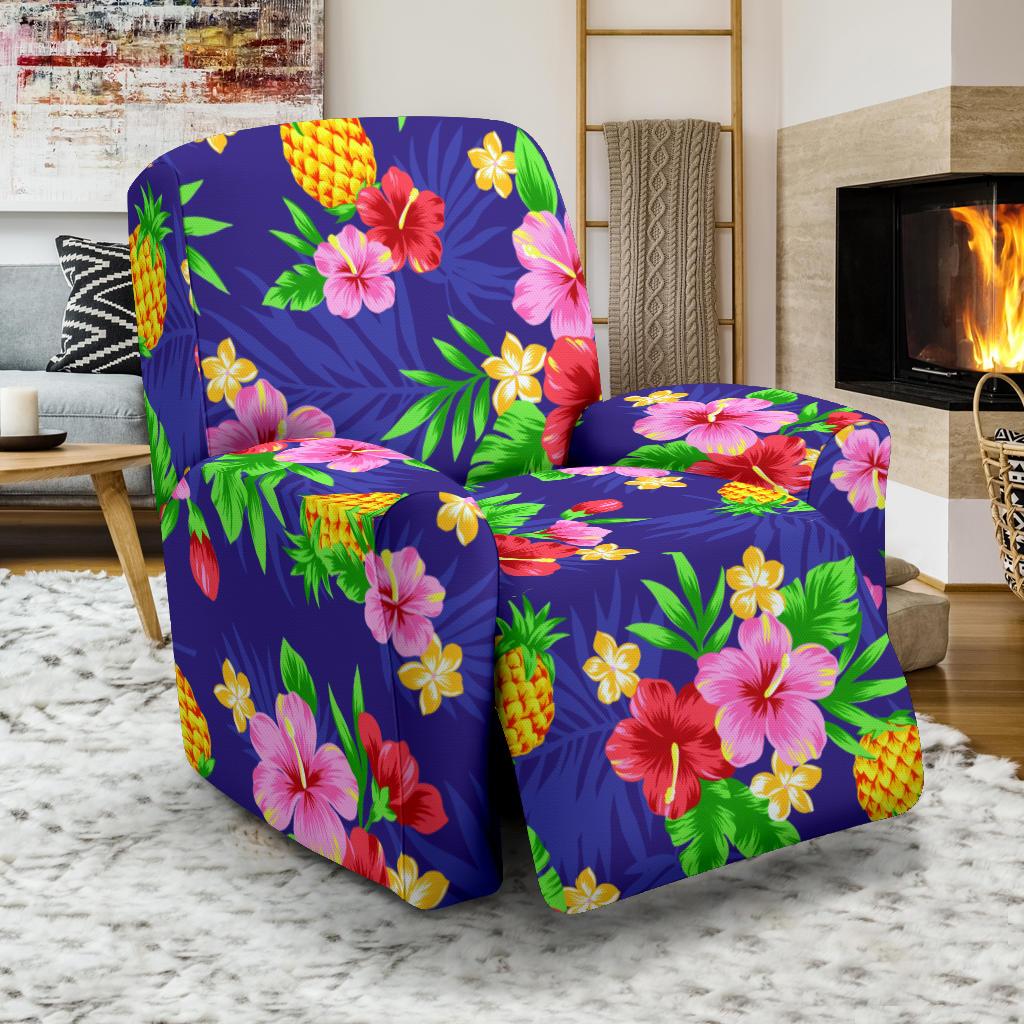 Hawaiian Themed Pattern Print Design H05 Recliner Slipcover-JORJUNE.COM