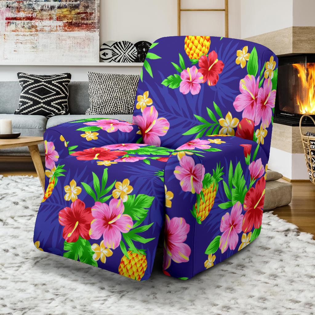 Hawaiian Themed Pattern Print Design H05 Recliner Slipcover-JORJUNE.COM
