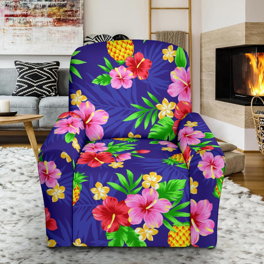 Hawaiian Themed Pattern Print Design H05 Recliner Slipcover-JORJUNE.COM