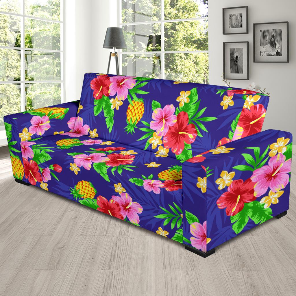 Hawaiian Themed Pattern Print Design H05 Sofa Slipcover-JORJUNE.COM