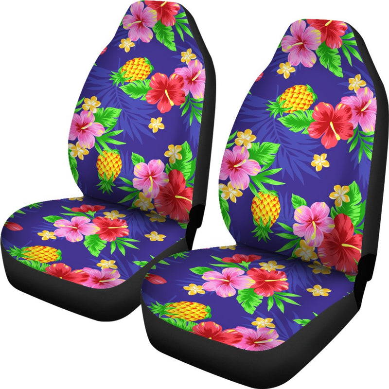 Hawaiian Themed Pattern Print Design H05 Universal Fit Car Seat Covers-JorJune