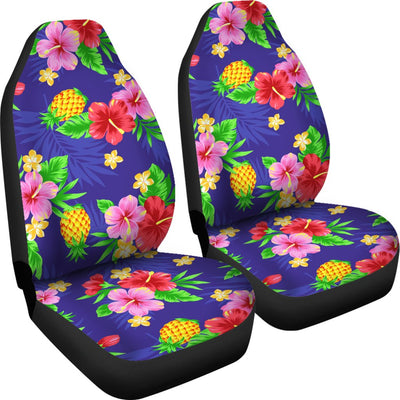 Hawaiian Themed Pattern Print Design H05 Universal Fit Car Seat Covers-JorJune