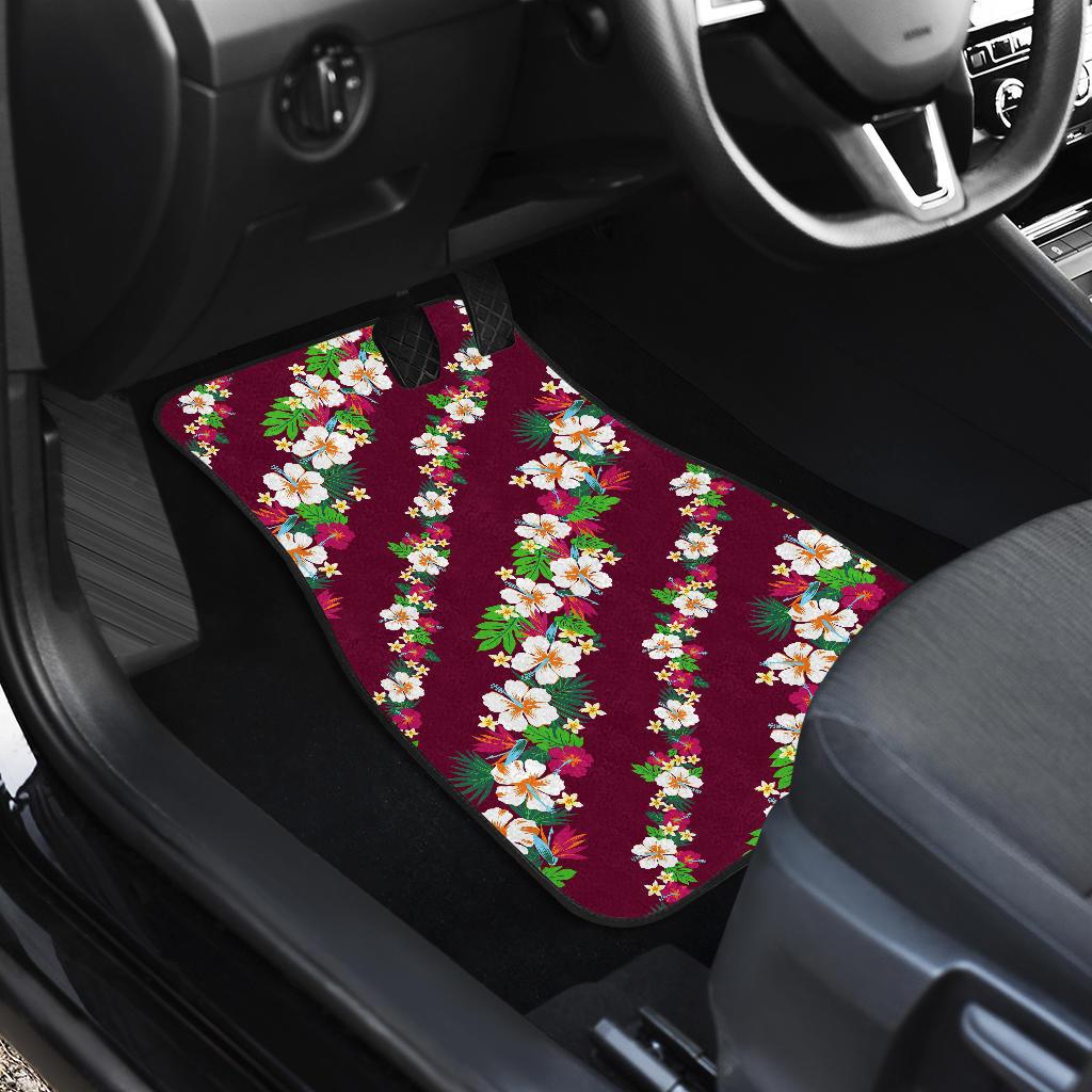 Hawaiian Themed Pattern Print Design H06 Car Floor Mats-JorJune
