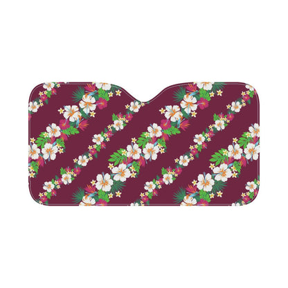 Hawaiian Themed Pattern Print Design H06 Car Sun Shade-JorJune