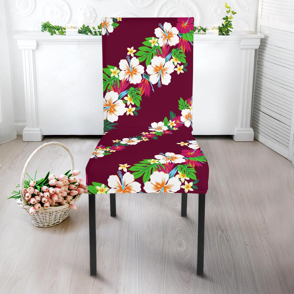 Hawaiian Themed Pattern Print Design H06 Dining Chair Slipcover-JORJUNE.COM