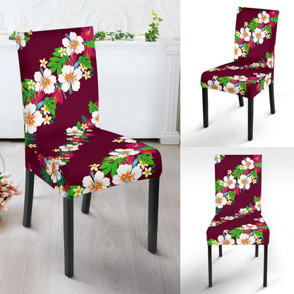 Hawaiian Themed Pattern Print Design H06 Dining Chair Slipcover-JORJUNE.COM