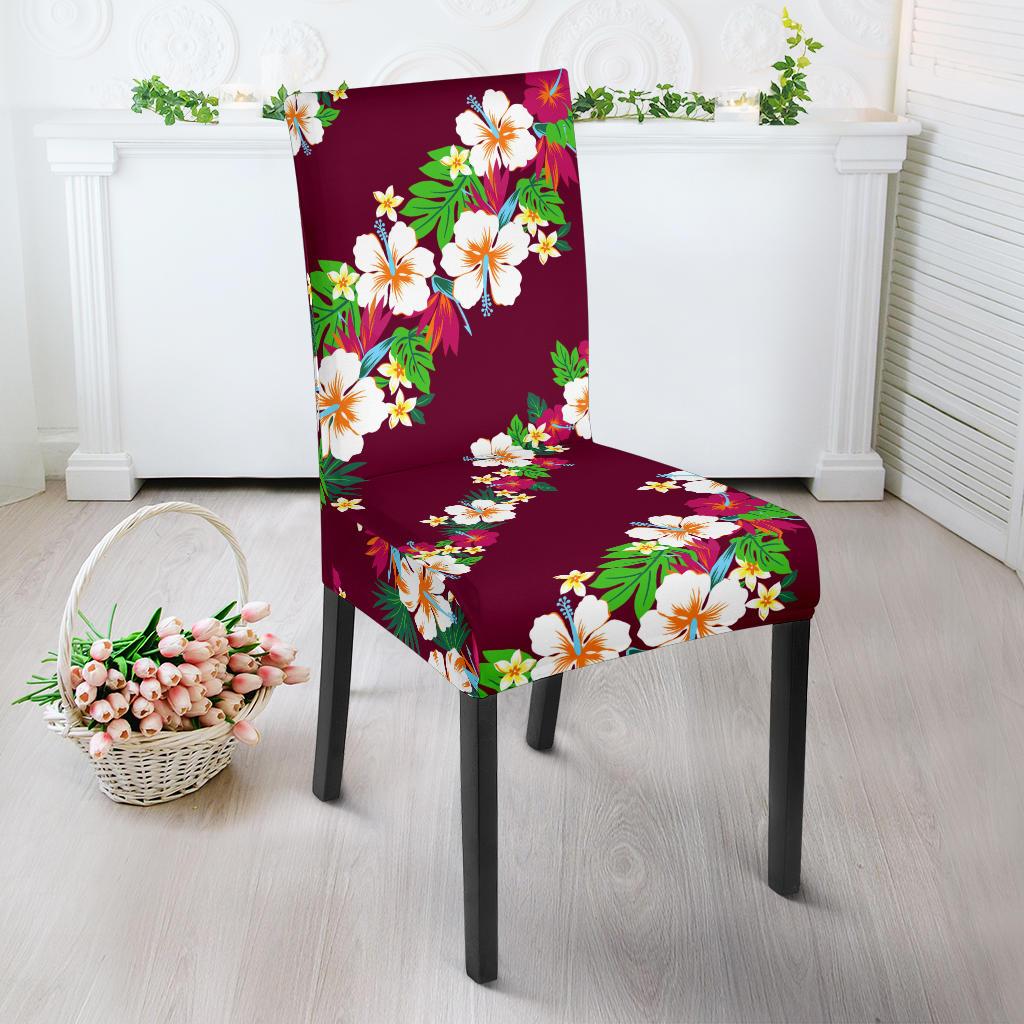 Hawaiian Themed Pattern Print Design H06 Dining Chair Slipcover-JORJUNE.COM