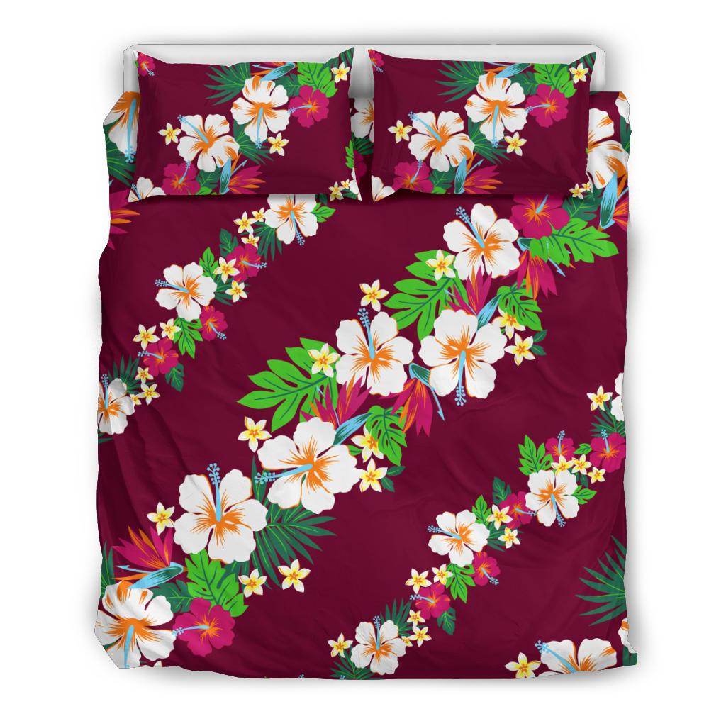 Hawaiian Themed Pattern Print Design H06 Duvet Cover Bedding Set-JORJUNE.COM
