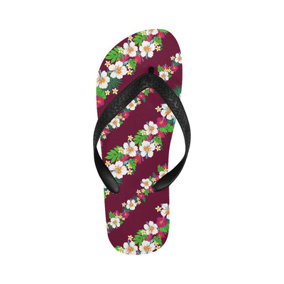 Hawaiian Themed Pattern Print Design H06 Flip Flops-JorJune