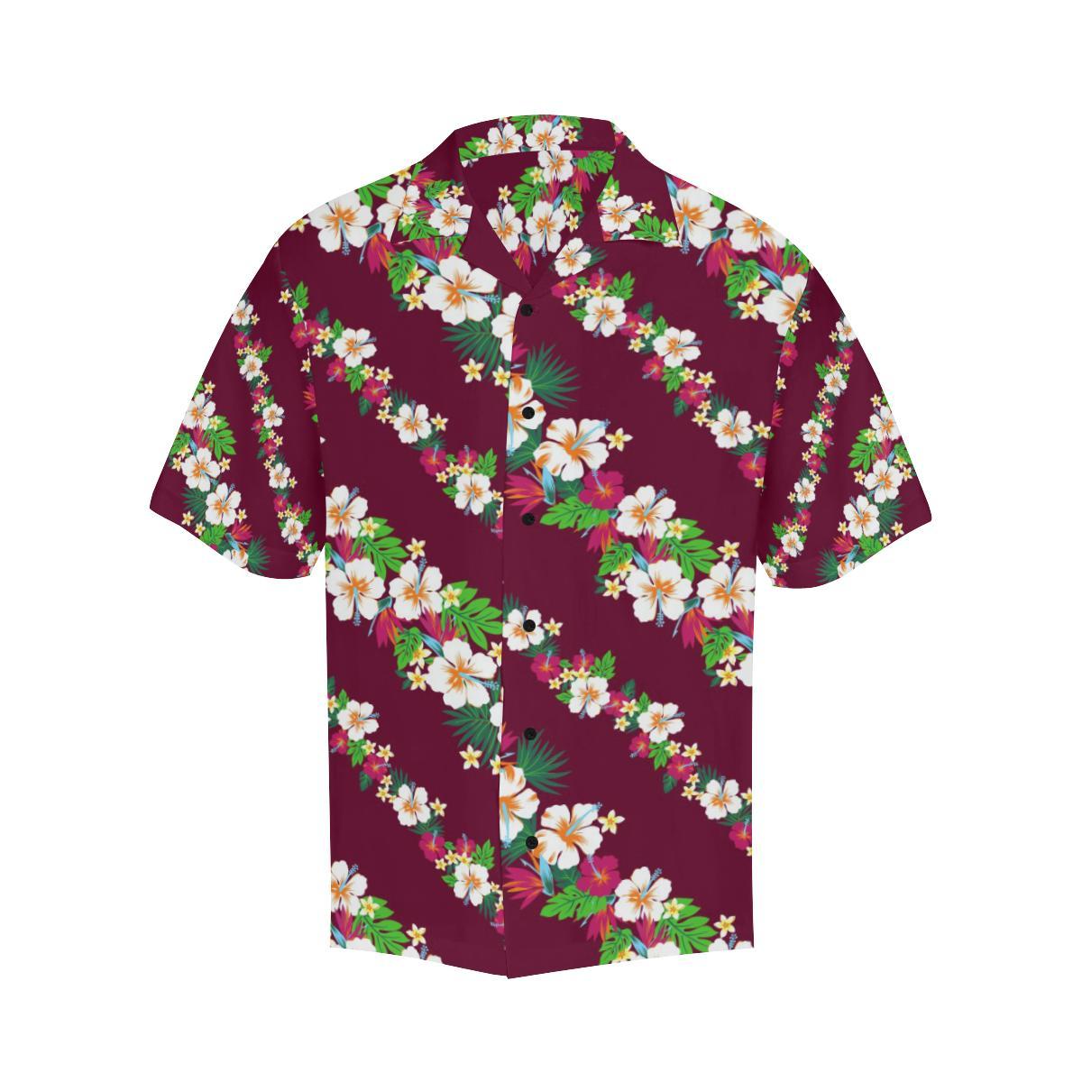 Hawaiian Themed Pattern Print Design H06 Men Hawaiian Shirt-JorJune