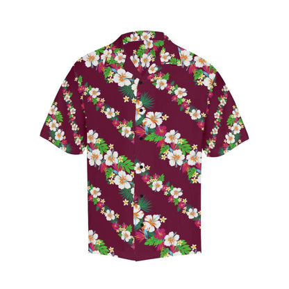 Hawaiian Themed Pattern Print Design H06 Men Hawaiian Shirt-JorJune