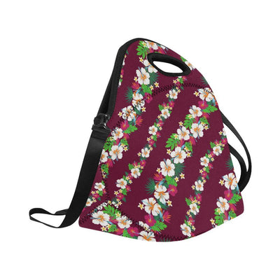 Hawaiian Themed Pattern Print Design H06 Neoprene Lunch Bag-JorJune