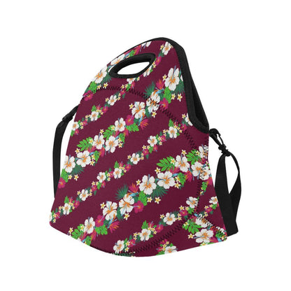 Hawaiian Themed Pattern Print Design H06 Neoprene Lunch Bag-JorJune
