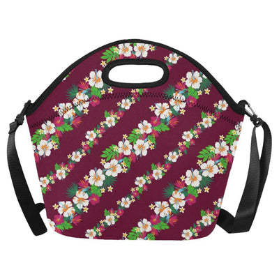 Hawaiian Themed Pattern Print Design H06 Neoprene Lunch Bag-JorJune