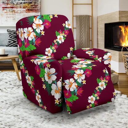 Hawaiian Themed Pattern Print Design H06 Recliner Slipcover-JORJUNE.COM
