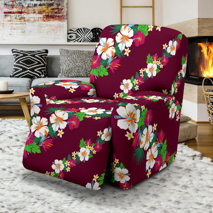 Hawaiian Themed Pattern Print Design H06 Recliner Slipcover-JORJUNE.COM