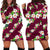 Hawaiian Themed Pattern Print Design H06 Women Hoodie Dress