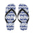 Hawaiian Themed Pattern Print Design H07 Flip Flops-JorJune