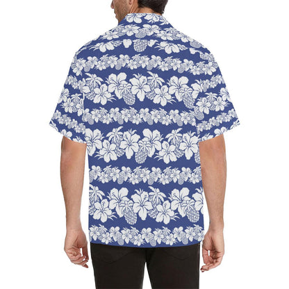 Hawaiian Themed Pattern Print Design H07 Men Hawaiian Shirt-JorJune