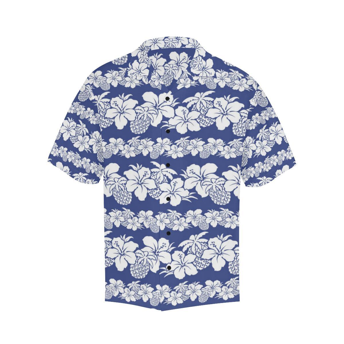 Hawaiian Themed Pattern Print Design H07 Men Hawaiian Shirt-JorJune