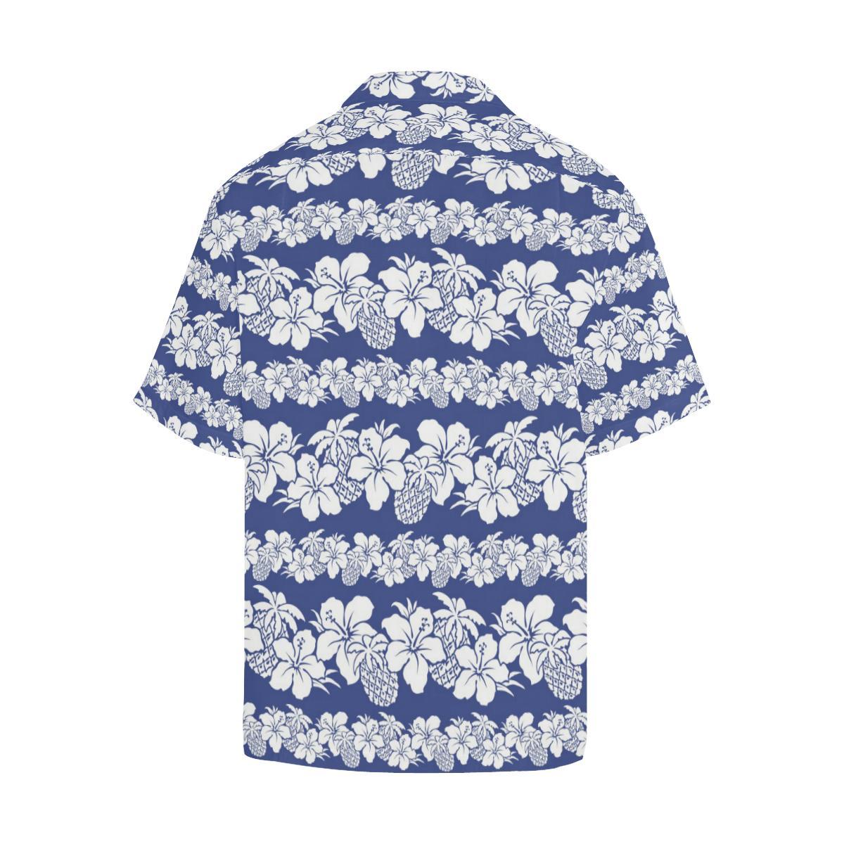 Hawaiian Themed Pattern Print Design H07 Men Hawaiian Shirt-JorJune