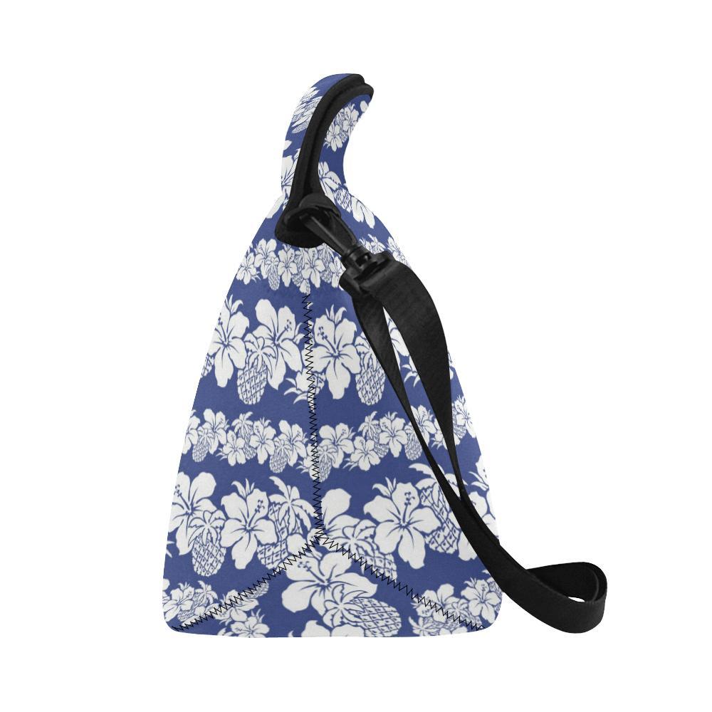 Hawaiian Themed Pattern Print Design H07 Neoprene Lunch Bag-JorJune