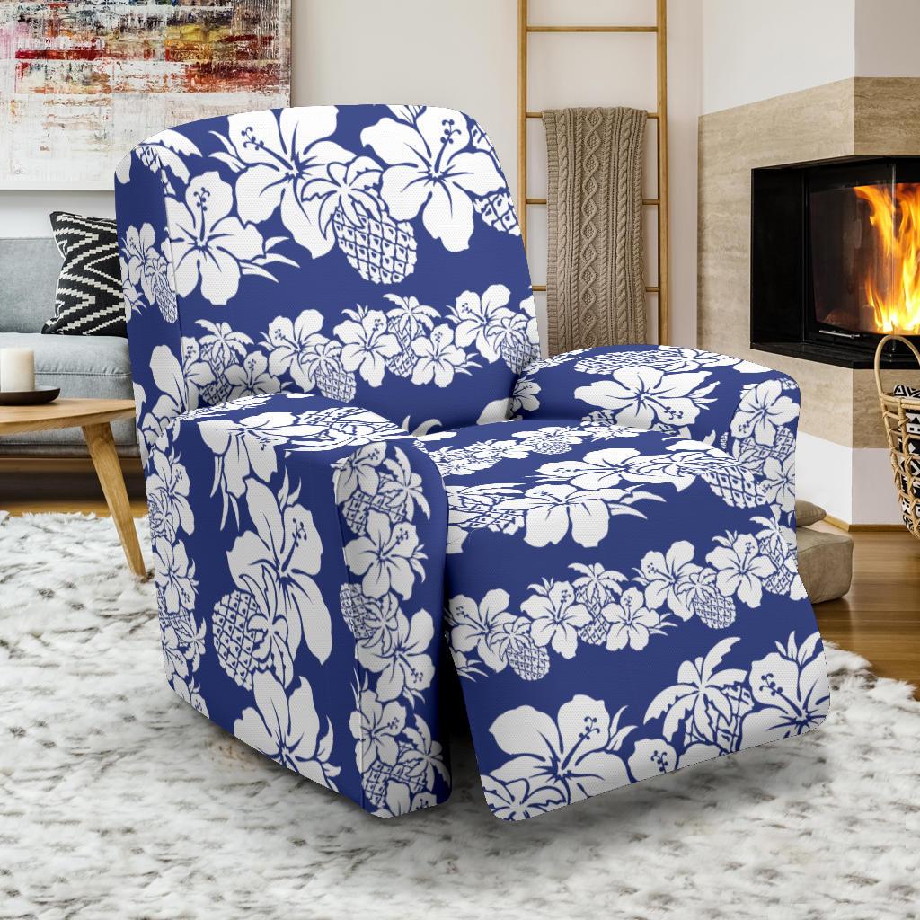 Hawaiian Themed Pattern Print Design H07 Recliner Slipcover-JORJUNE.COM