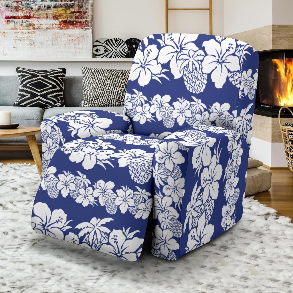 Hawaiian Themed Pattern Print Design H07 Recliner Slipcover-JORJUNE.COM