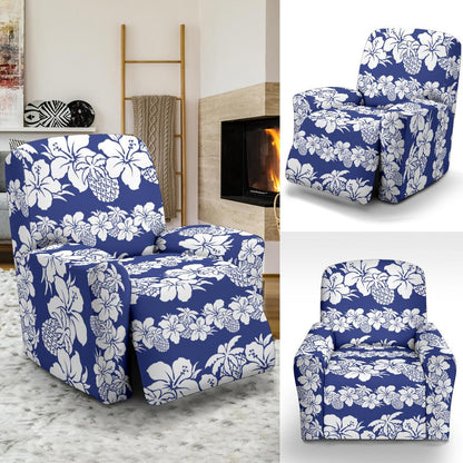 Hawaiian Themed Pattern Print Design H07 Recliner Slipcover-JORJUNE.COM