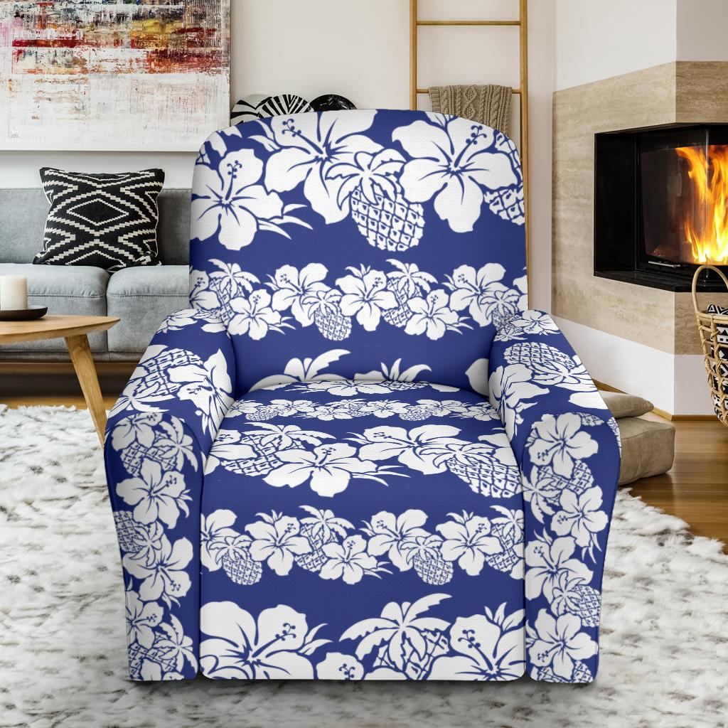 Hawaiian Themed Pattern Print Design H07 Recliner Slipcover-JORJUNE.COM