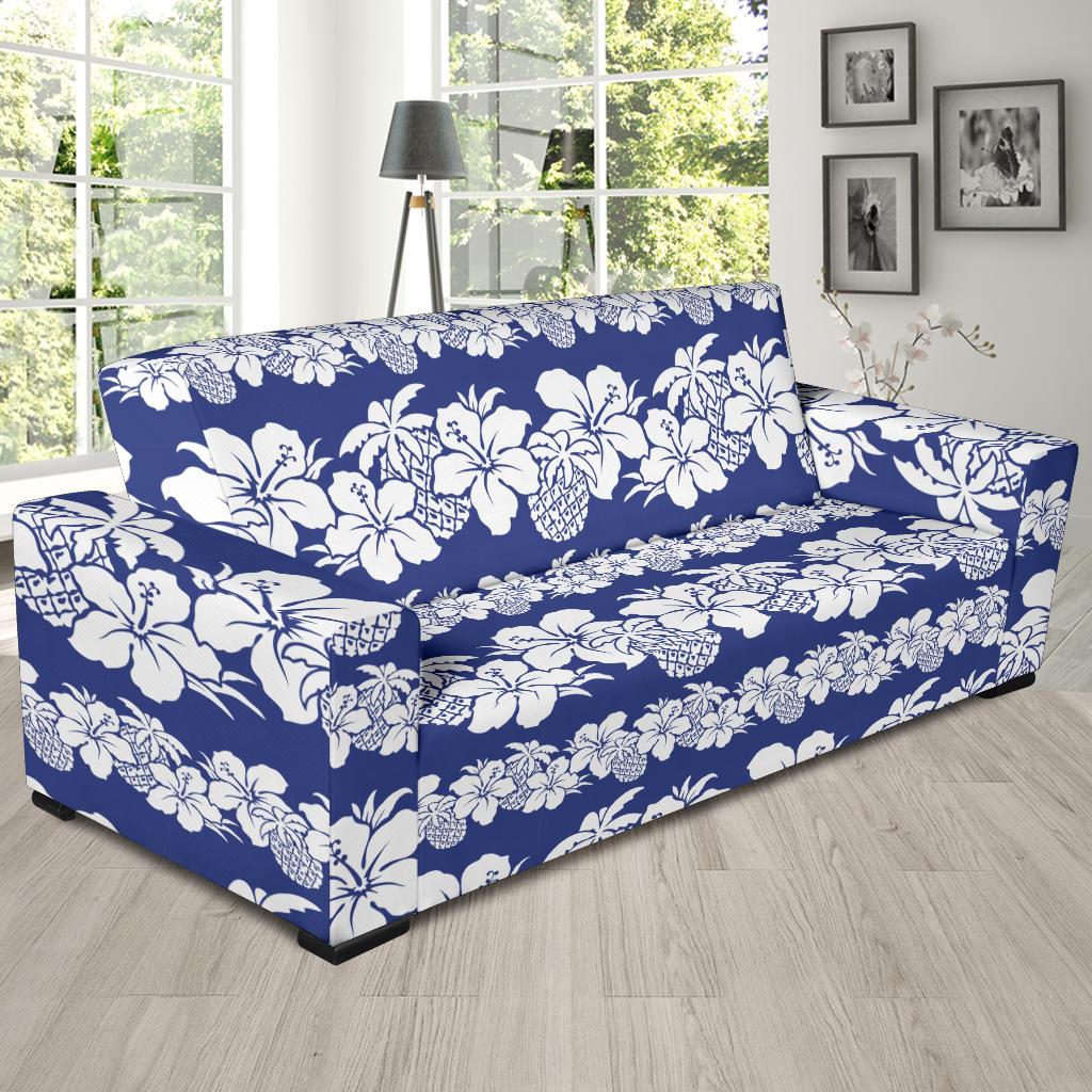Hawaiian Themed Pattern Print Design H07 Sofa Slipcover-JORJUNE.COM