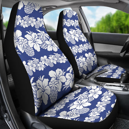 Hawaiian Themed Pattern Print Design H07 Universal Fit Car Seat Covers-JorJune