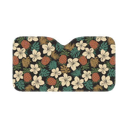 Hawaiian Themed Pattern Print Design H08 Car Sun Shade-JorJune