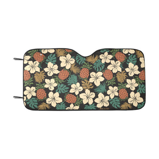 Hawaiian Themed Pattern Print Design H08 Car Sun Shade-JorJune