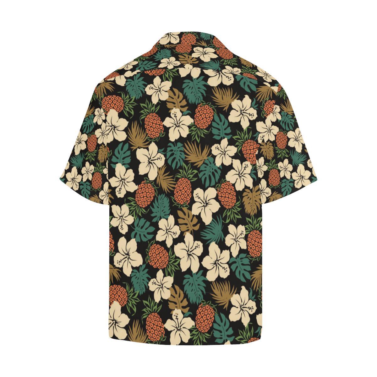 Hawaiian Themed Pattern Print Design H08 Men Hawaiian Shirt-JorJune