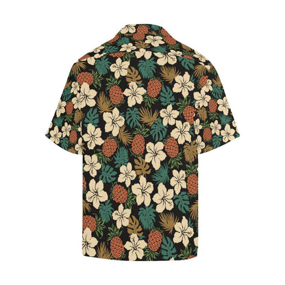 Hawaiian Themed Pattern Print Design H08 Men Hawaiian Shirt-JorJune