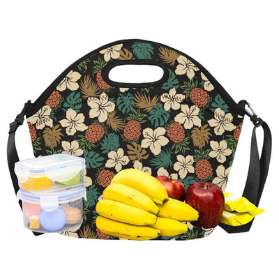 Hawaiian Themed Pattern Print Design H08 Neoprene Lunch Bag-JorJune