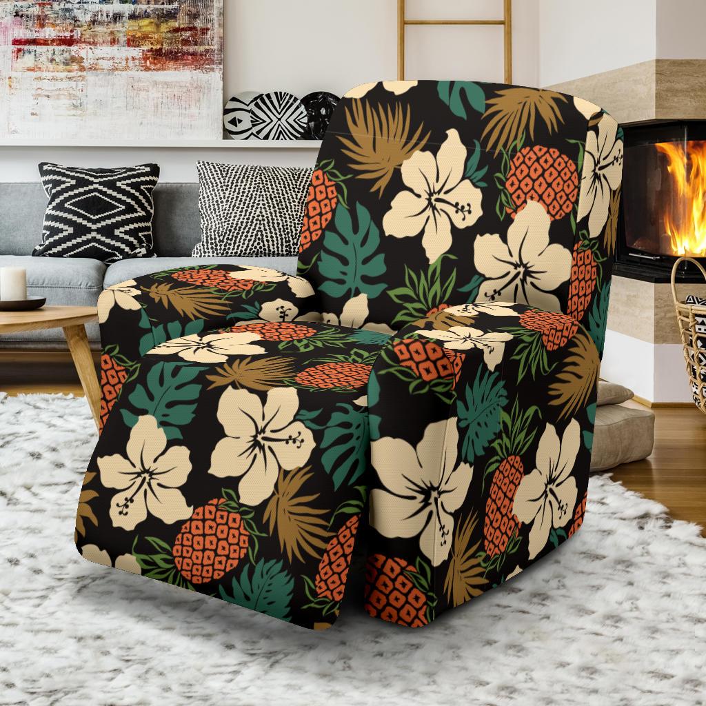 Hawaiian Themed Pattern Print Design H08 Recliner Slipcover-JORJUNE.COM
