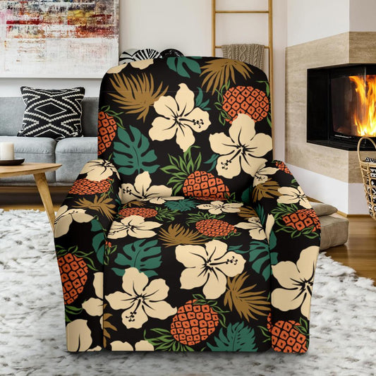 Hawaiian Themed Pattern Print Design H08 Recliner Slipcover-JORJUNE.COM