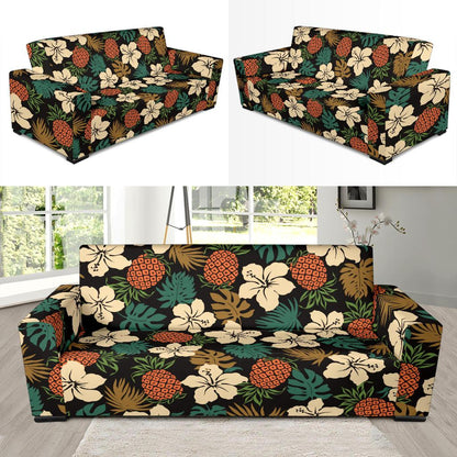 Hawaiian Themed Pattern Print Design H08 Sofa Slipcover-JORJUNE.COM