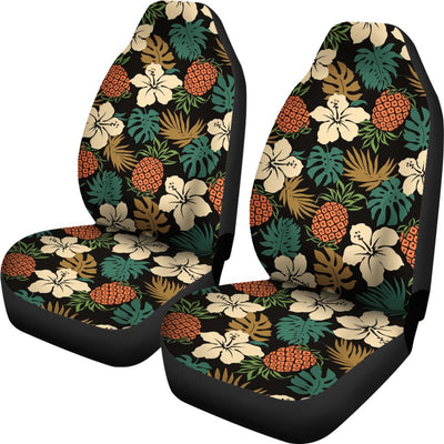 Hawaiian Themed Pattern Print Design H08 Universal Fit Car Seat Covers-JorJune