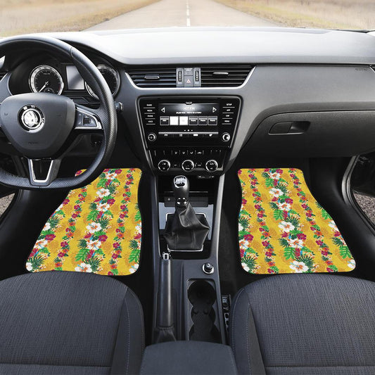 Hawaiian Themed Pattern Print Design H09 Car Floor Mats-JorJune