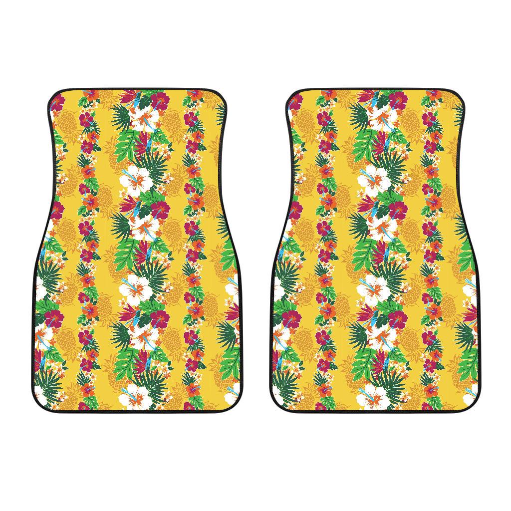 Hawaiian Themed Pattern Print Design H09 Car Floor Mats-JorJune