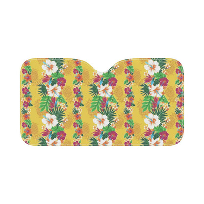Hawaiian Themed Pattern Print Design H09 Car Sun Shade-JorJune