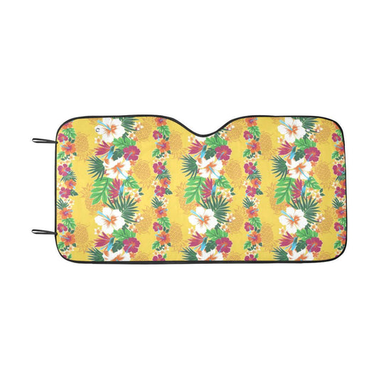 Hawaiian Themed Pattern Print Design H09 Car Sun Shade-JorJune