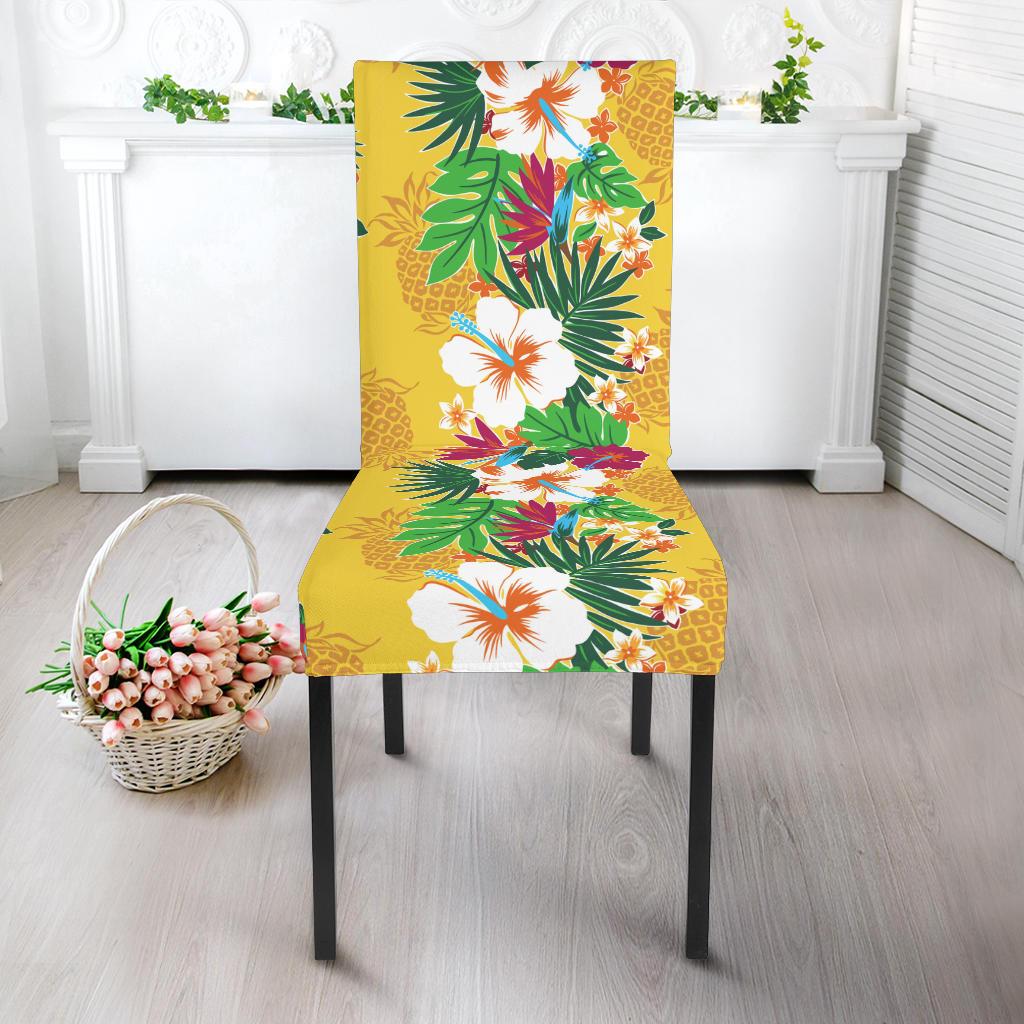 Hawaiian Themed Pattern Print Design H09 Dining Chair Slipcover-JORJUNE.COM